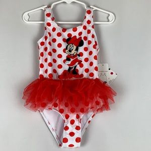 Minnie Mouse Baby Polka Dot Swimsuit
